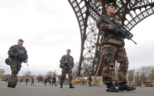 Bodyguards in Paris